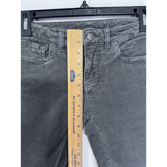 Patagonia Corduroy Pants Womens 26 Dark Gray Organic Cotton Stretch Jeans Casual - Picture 10 of 10